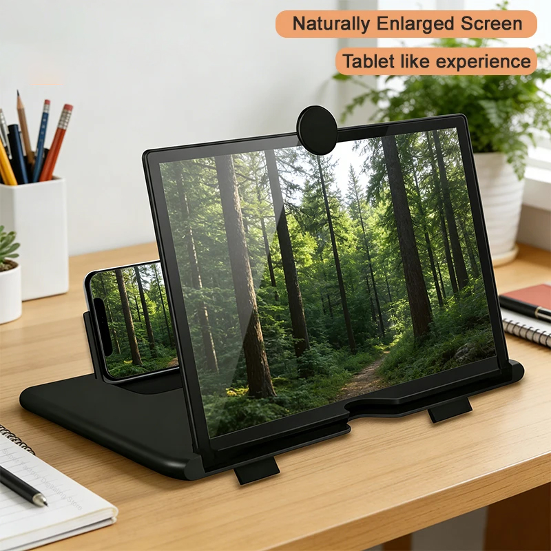 Digital Magnifier Reading - Lupa do telefonu komórkowego 12 cali,