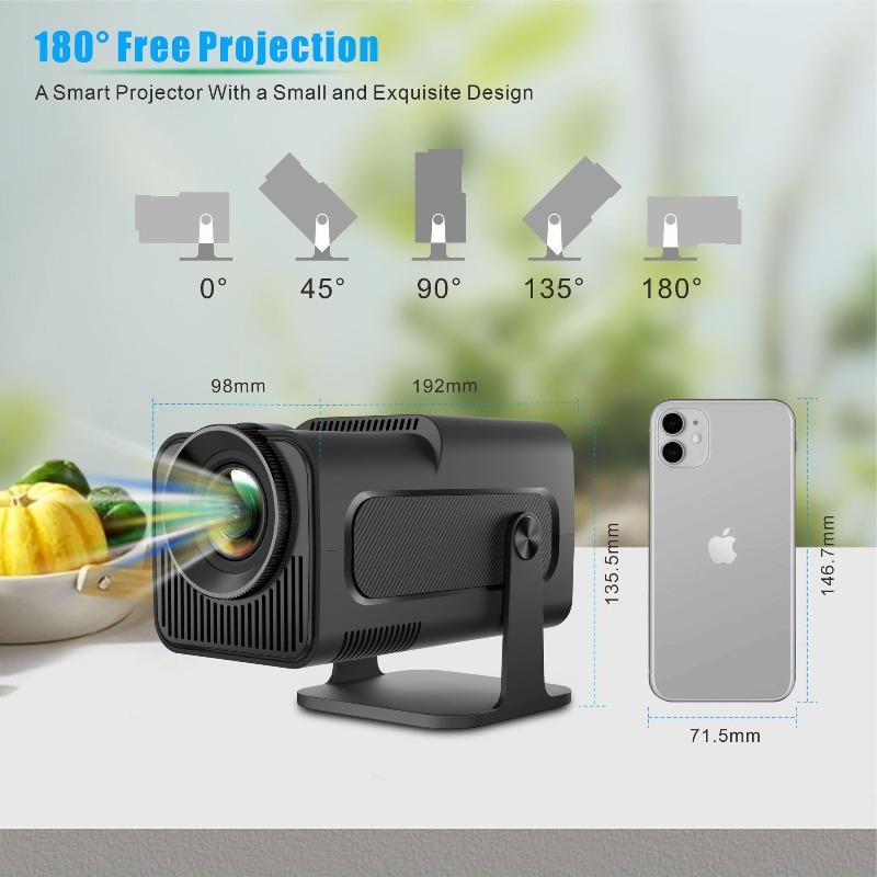Przenośny projektor HY320mini  – Mini Projector Portable recenzja i cena