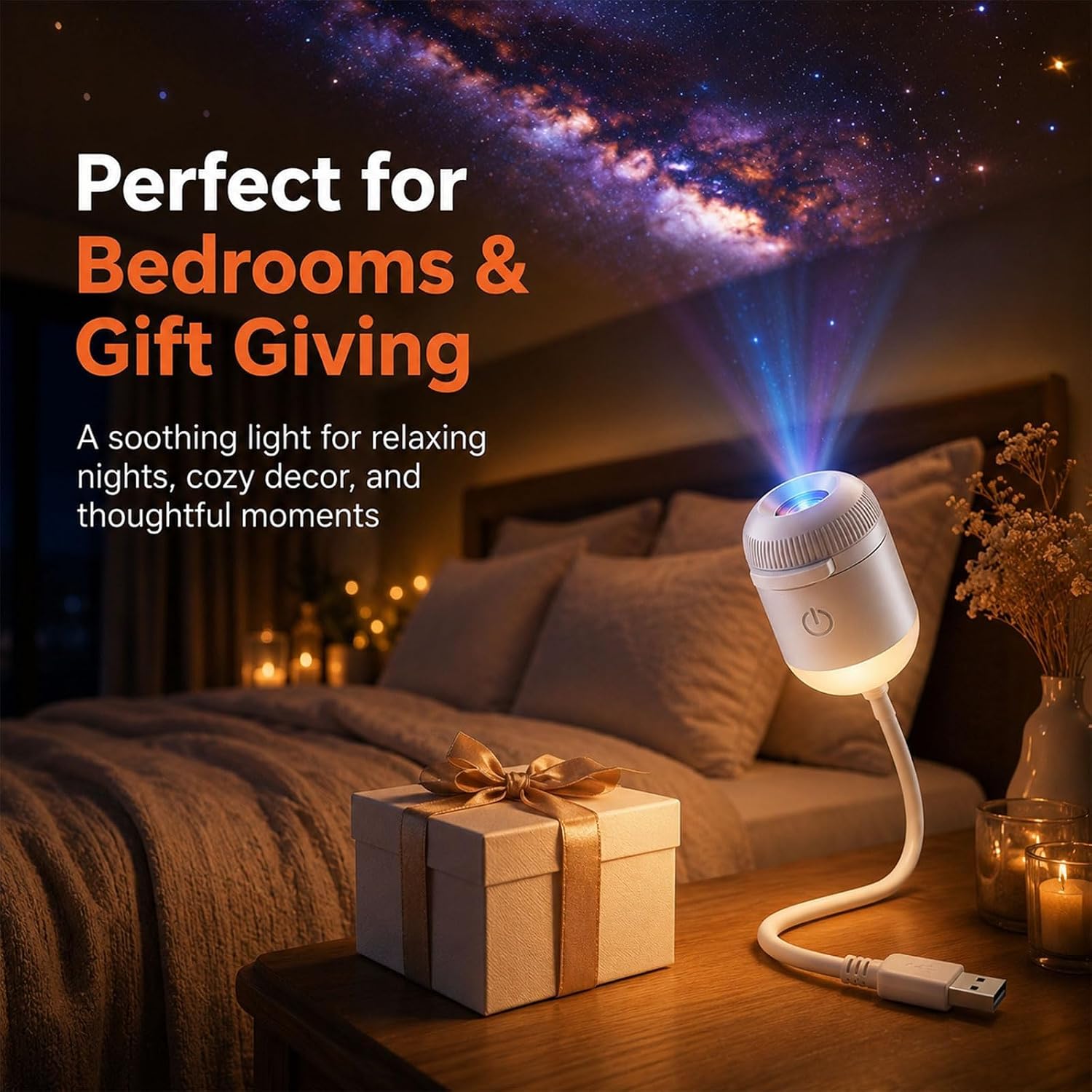 Projektor Gwiazd Galaxy 2 w 1  – Mini Projector Portable recenzja i cena