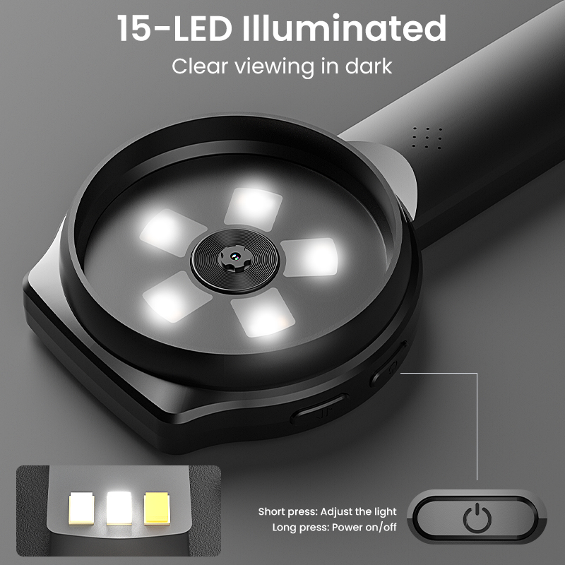 Mikroskop cyfrowy HD z ekranem – Digital Magnifier Reading recenzja i cena