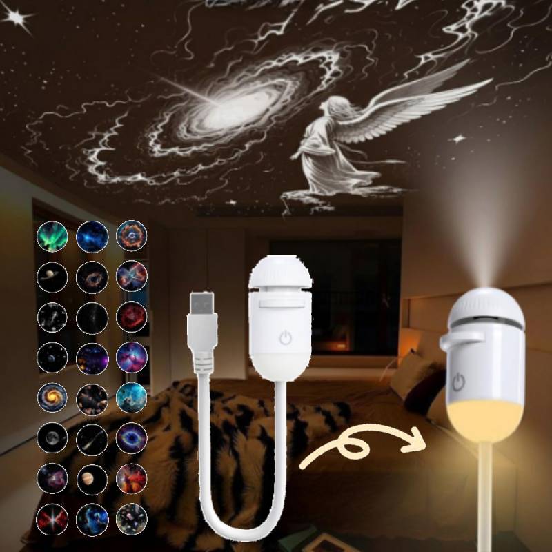 Projektor Gwiazd Galaxy, Lampk – Mini Projector Portable recenzja i cena