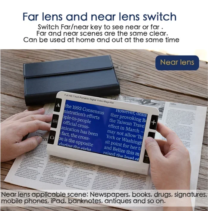 NOWA przenośna elektroniczna l – Digital Magnifier Reading recenzja i cena